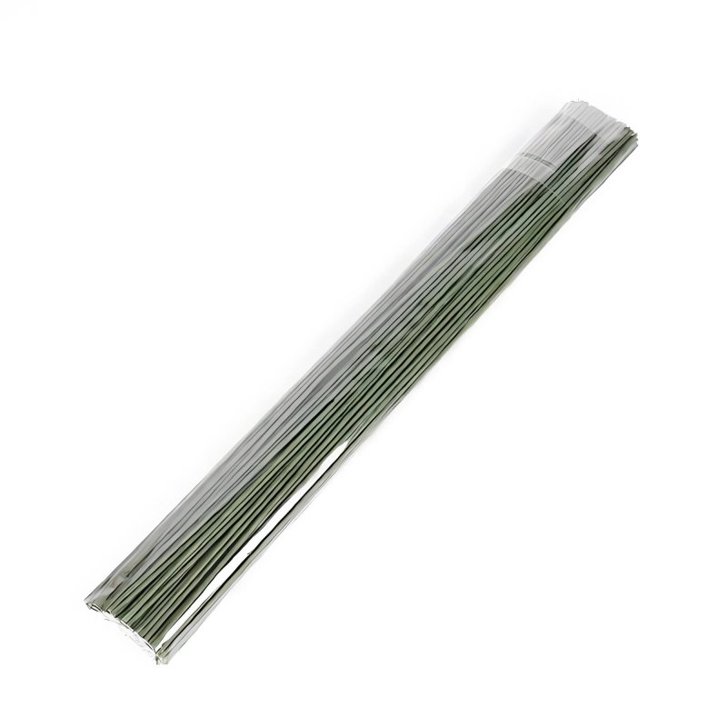 Flower Supplies - ลวดก้านดอกไม้ DIY งานฝีมือ, ลวดเหล็กเส้นเล็ก, ห่อด้วยกระดาษ, เทปสีเขียว,