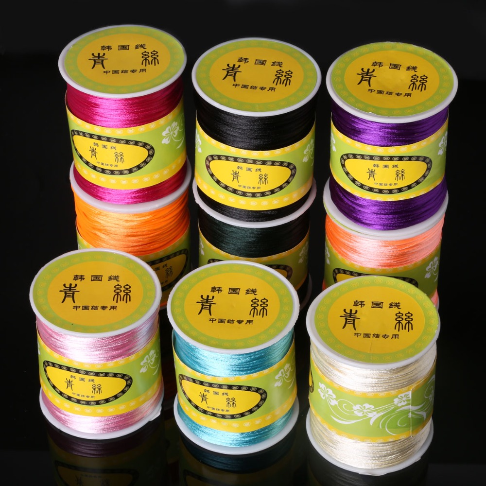 Ribbon Wired Satin - เชือกไนลอนถักแบบซาติน ขนาด 1.5 มม. 70 ม./ม้วน