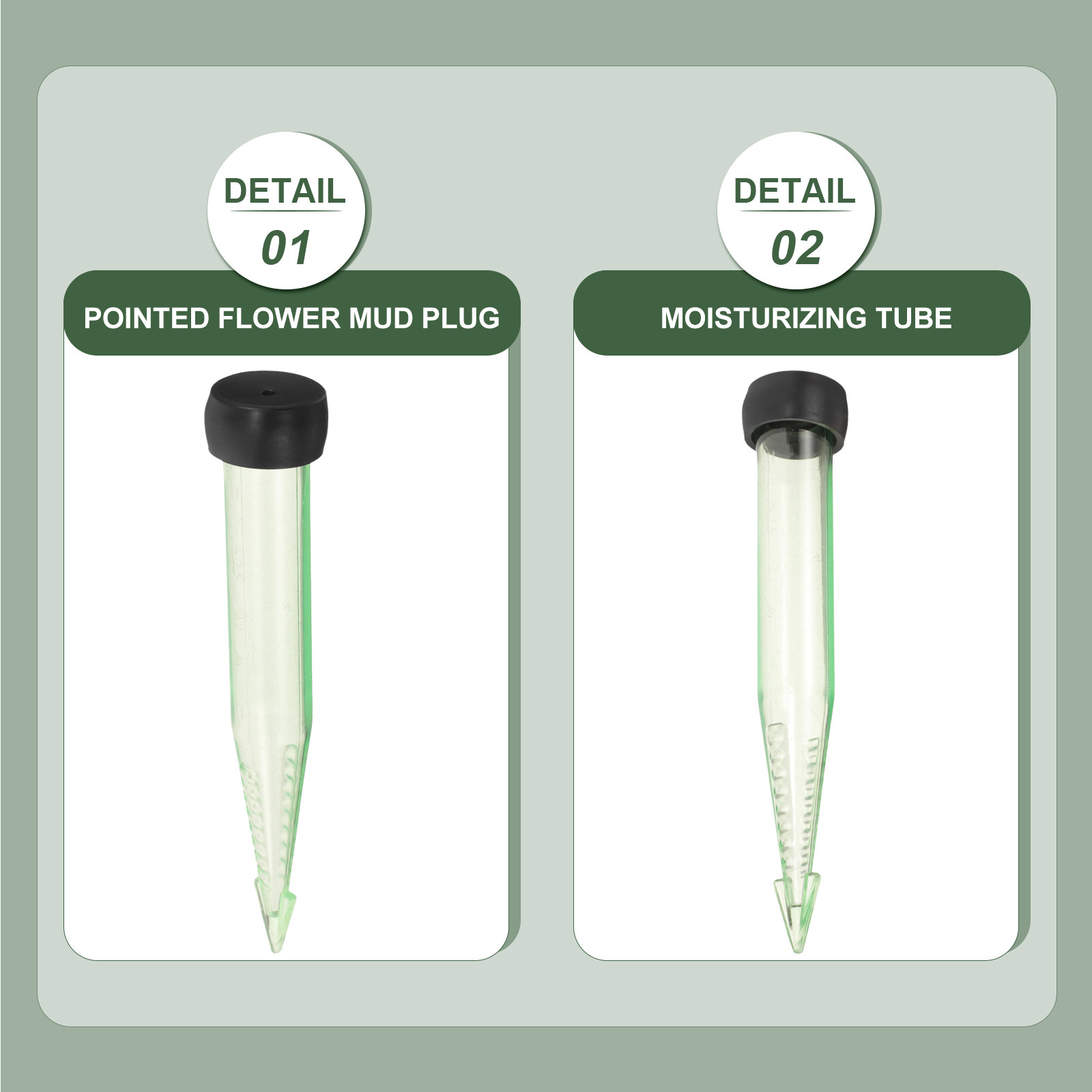 The Florist Supply - หลอดน้ำสำหรับดอกไม้ 50 ชิ้น หลอดพลาสติกใสสำหรับใส่น้ำที่ก้านดอกไม้ สำหรับจัดดอกไม้สด อุปกรณ์สำหรับร้านดอกไม้