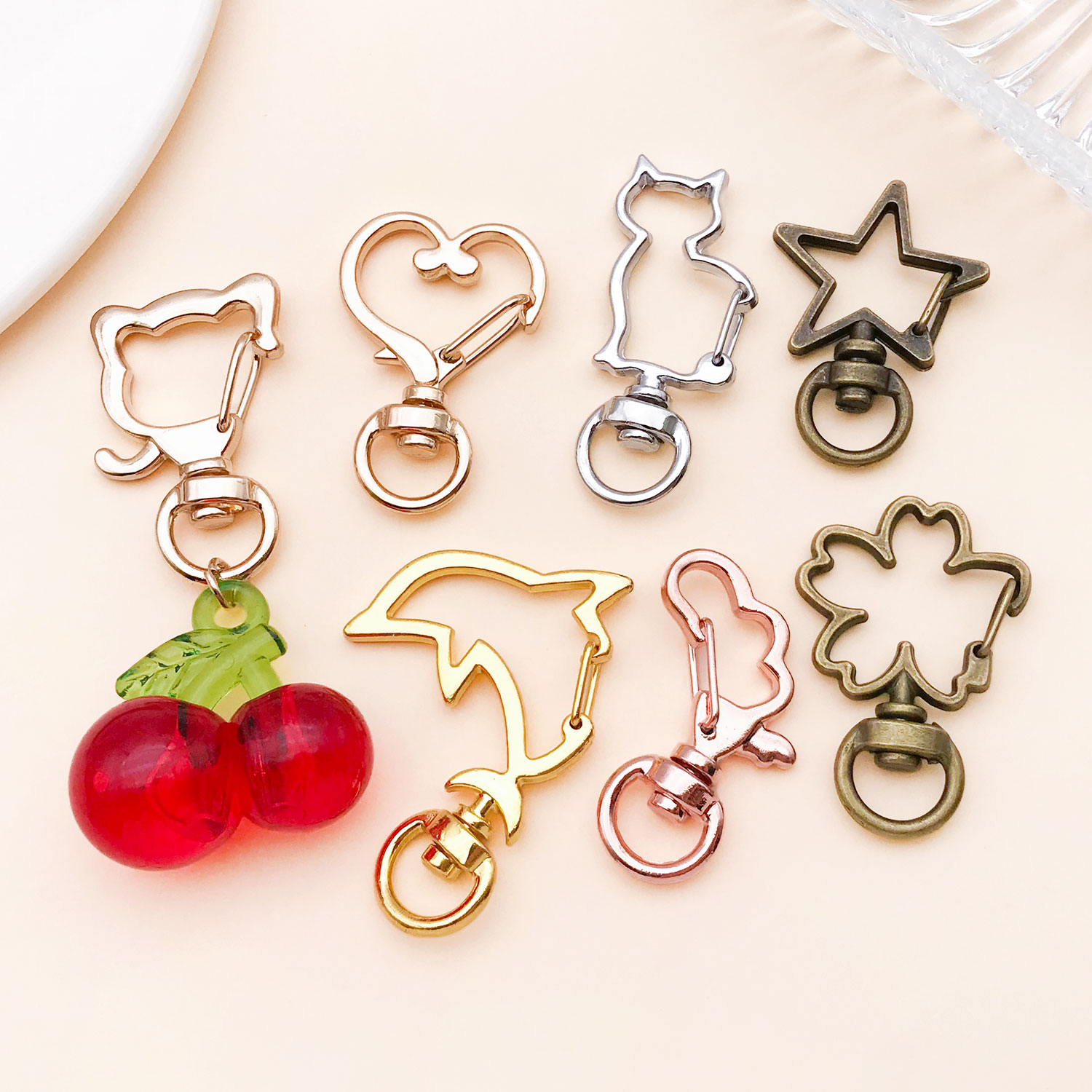 5 ชิ้น/ล็อต จี้รูปหัวใจ ดาว พร - Flower Supplies บทวิจารณ์และราคา