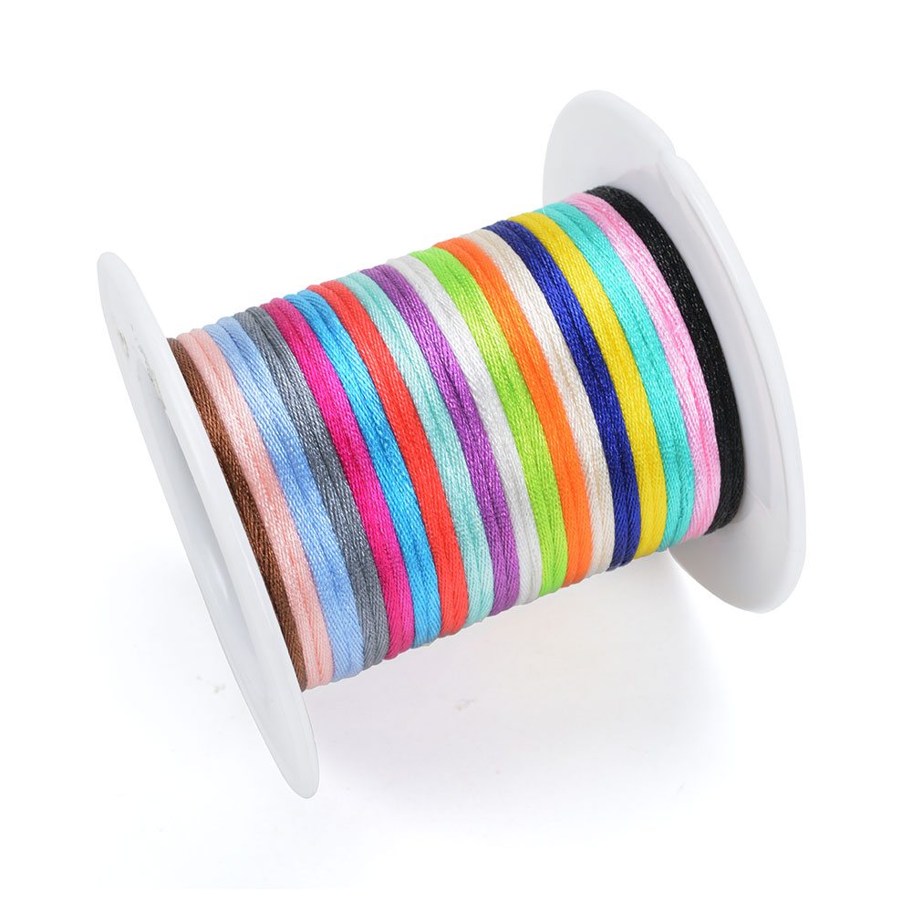20 เมตร/ล็อตDIYสายไนลอน 1.5 มม - Ribbon Wired Satin บทวิจารณ์และราคา
