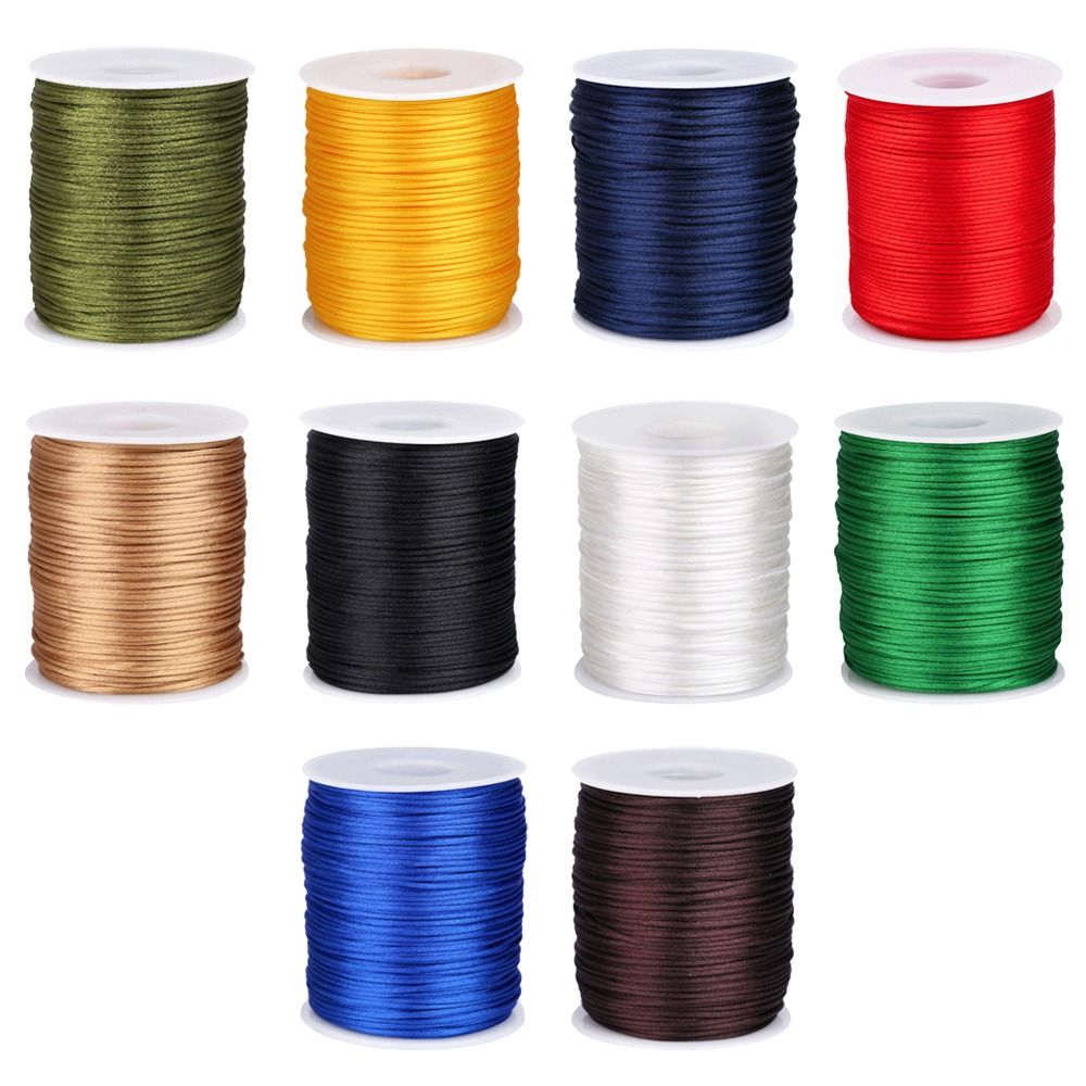 เชือกซาตินใหม่ขนาด 1.5 มม. ยาว - Ribbon Wired Satin บทวิจารณ์และราคา