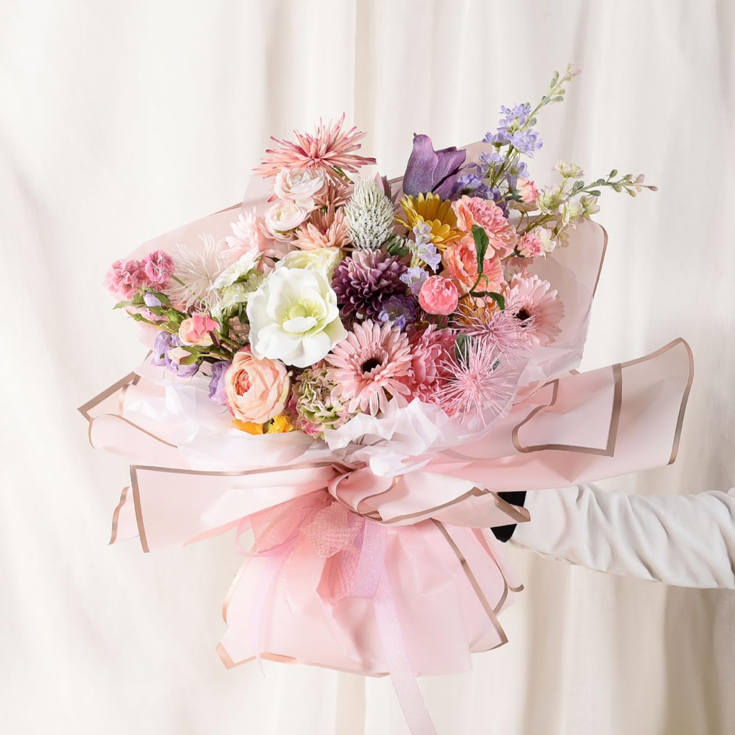 10 แผ่น 8 สี กระดาษห่อช่อดอกไม - The Florist Supply บทวิจารณ์และราคา