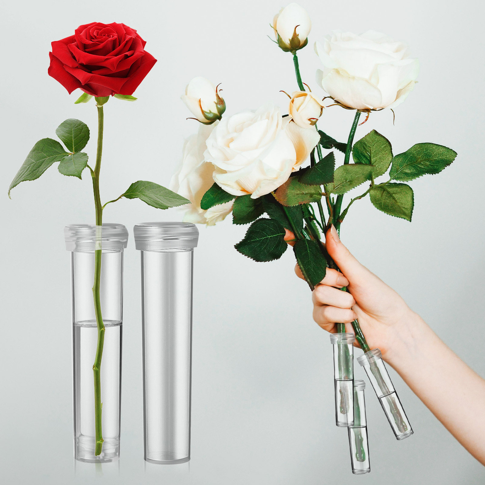 หลอดน้ำสำหรับดอกไม้ 100 ชิ้น ห - The Florist Supply บทวิจารณ์และราคา