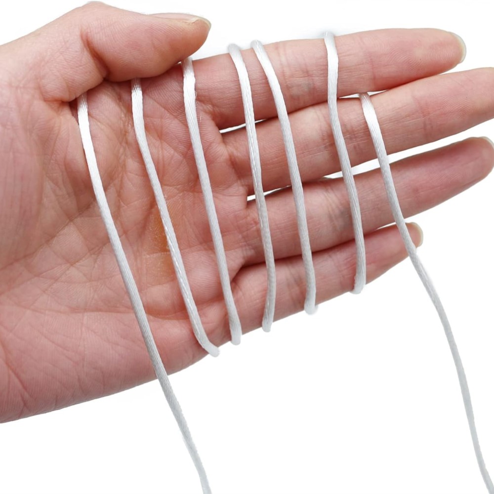 เชือกไนลอนซาตินขนาด 0.8/1.5 มม - Ribbon Wired Satin บทวิจารณ์และราคา