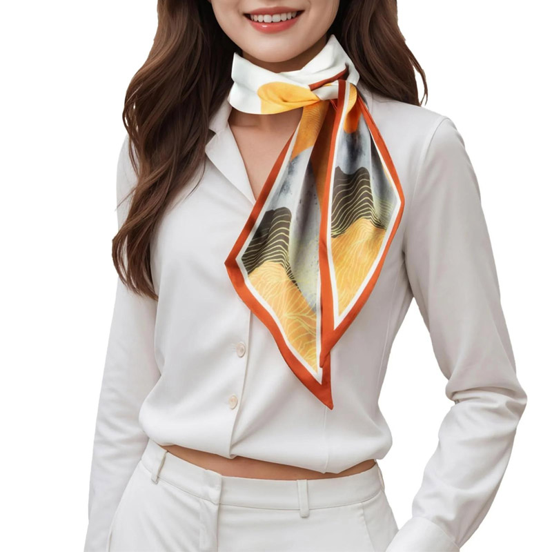 แฟชั่นลายริบบิ้นผมผ้าพันคอผู้ห - Ribbon Wired Satin บทวิจารณ์และราคา