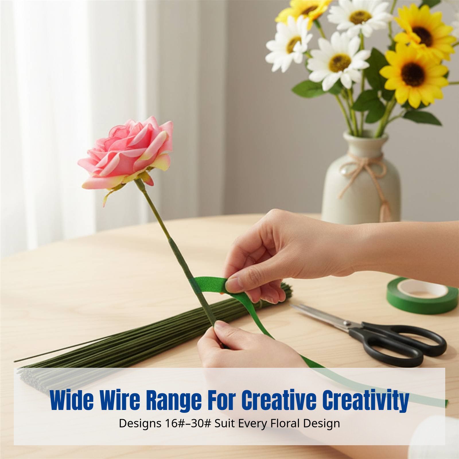 ลวดก้านดอกไม้ DIY งานฝีมือ, ลว - Flower Supplies บทวิจารณ์และราคา