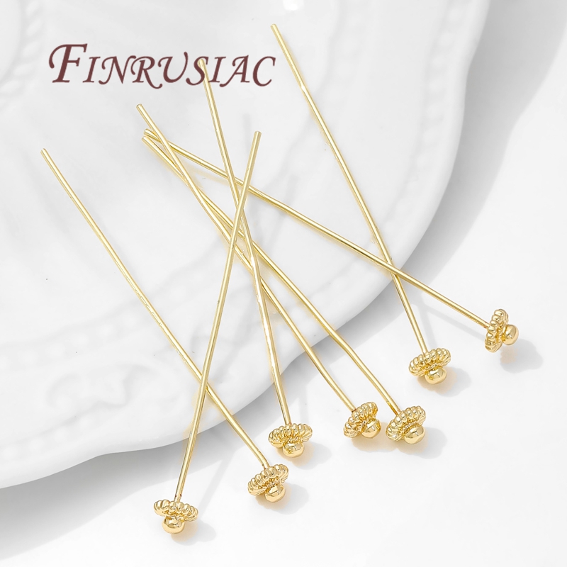 10/20 ชิ้น/ล็อต เข็มเคลือบทอง  - Flower Supplies บทวิจารณ์และราคา