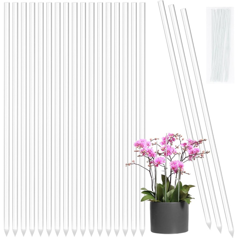 เสาค้ำดอกไม้แบบใส ใช้ซ้ำได้ ทำ - Florist Supp บทวิจารณ์และราคา