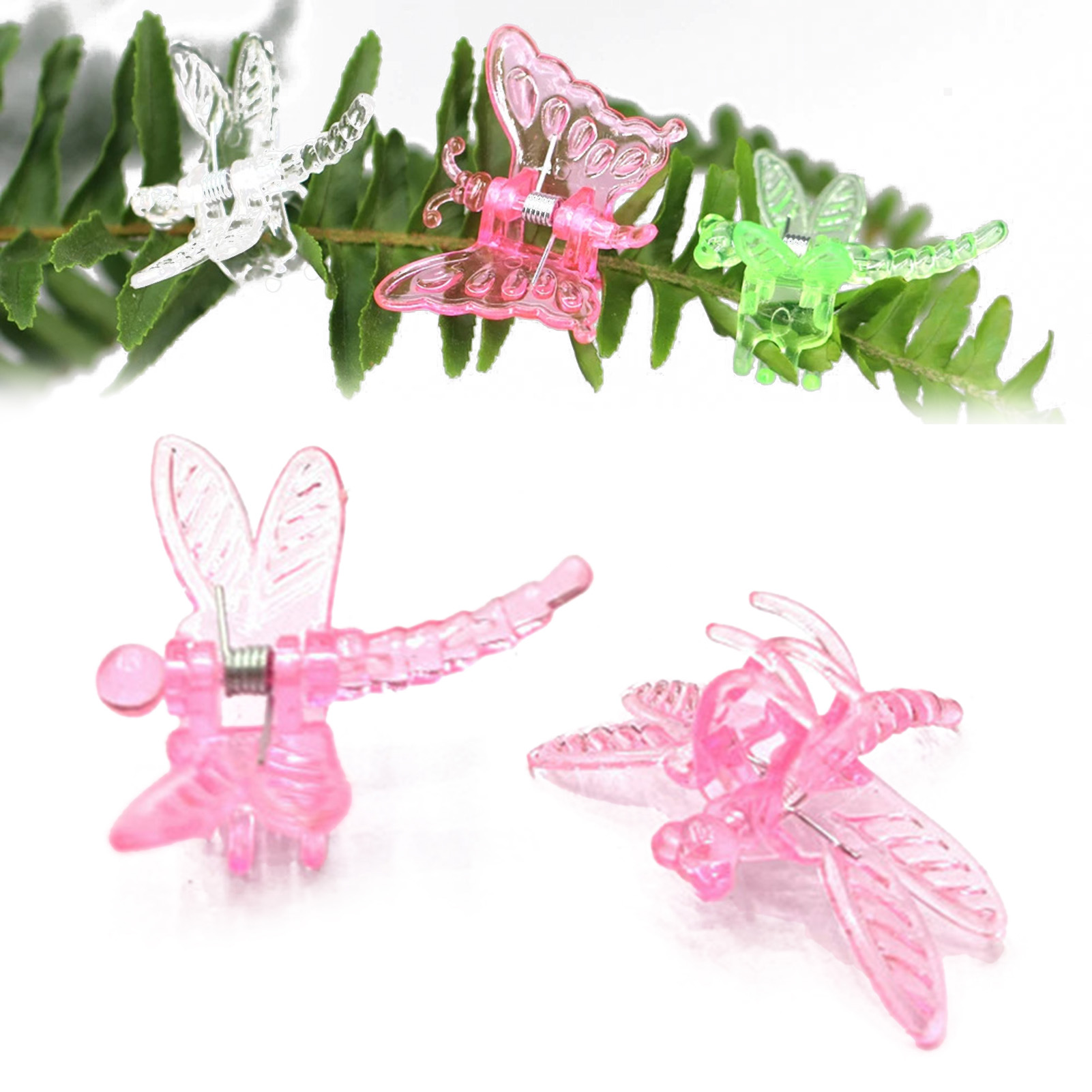 100pcs Plant Orchid คลิปสีโปร่ - Florist Supp บทวิจารณ์และราคา